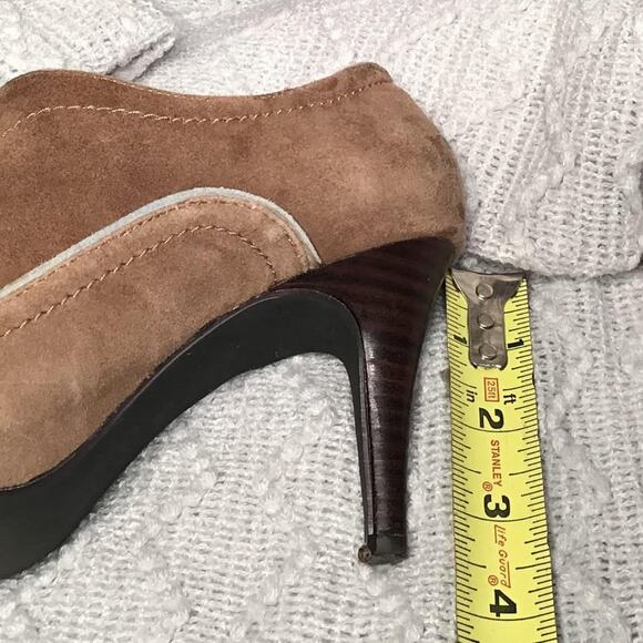 Loulou de la Falaise Peep Toe Booties - Size 7M - Picture 5 of 8